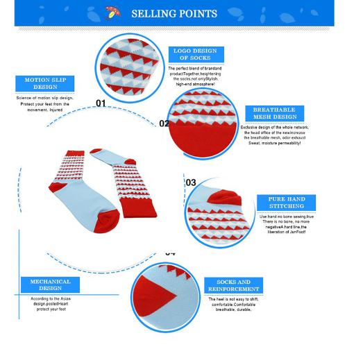 custom design men cotton socks