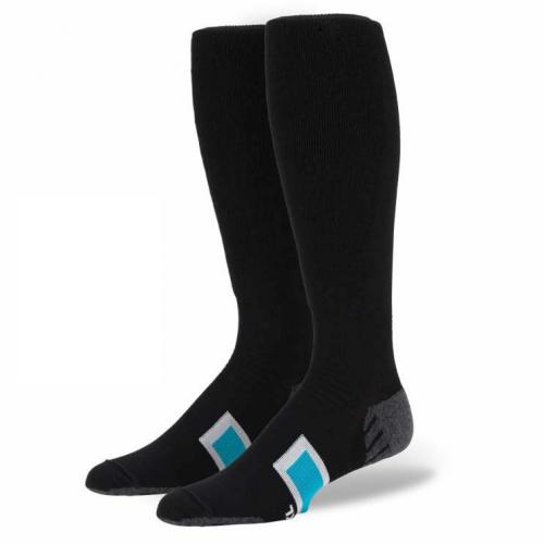 men knee high combed cotton socks