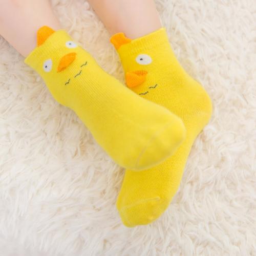 3D animal design kids cotton socks