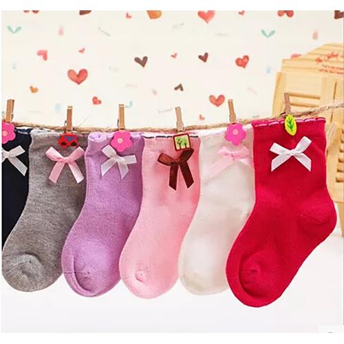 kids cotton tube crew socks