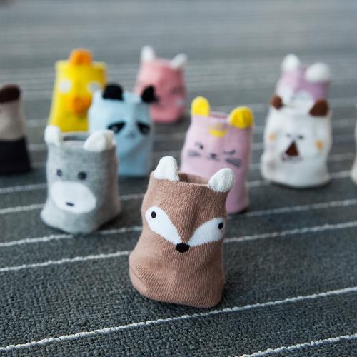 3D animal design kids cotton socks